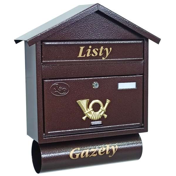 Skrzynka na listy T3/T – Brązowy
