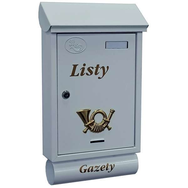 Skrzynka na listy T7/T/P – Biały