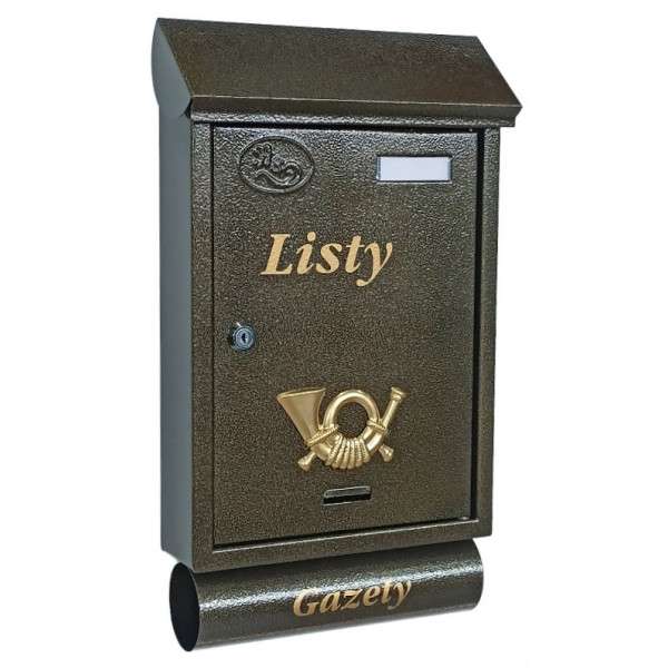 Skrzynka na listy T7/T/P – Złoty