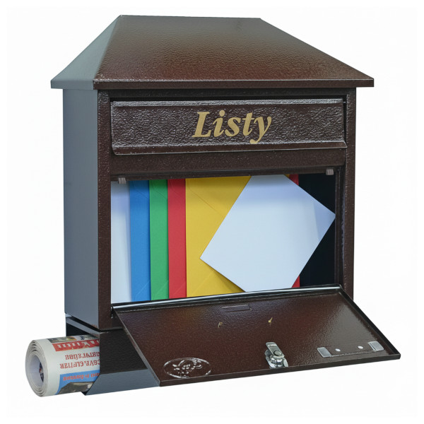Skrzynka na listy T9/T – Brązowy - obrazek 5