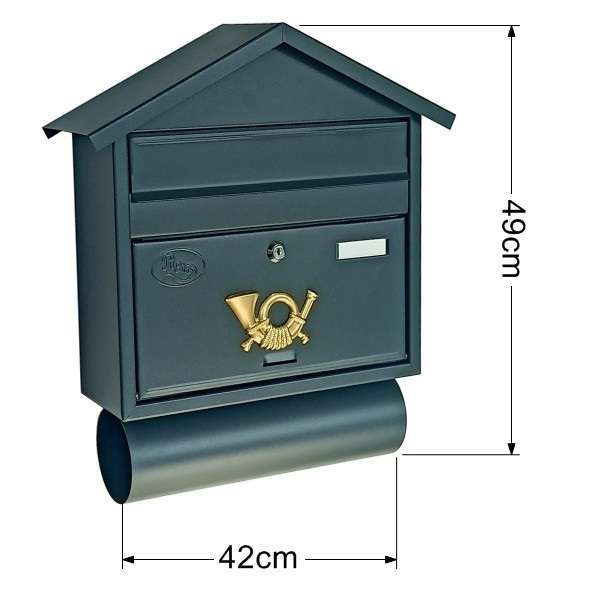 Skrzynka na listy T3/T – Antracyt - obrazek 3