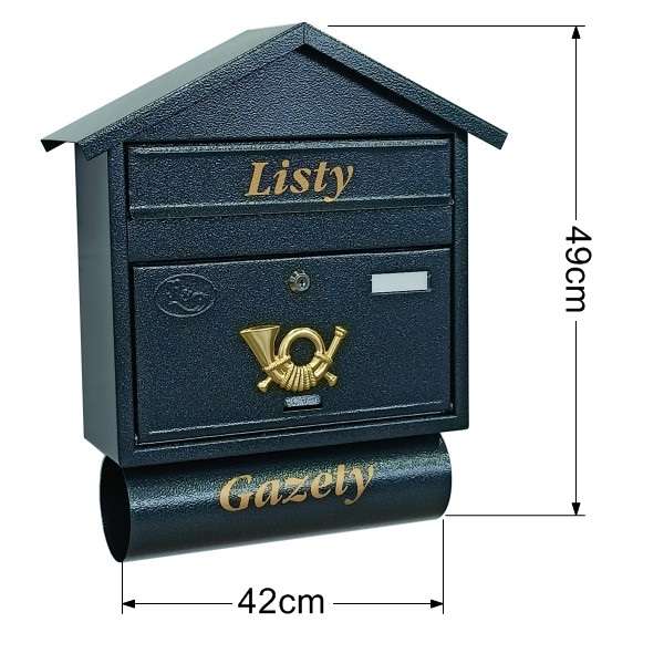 Skrzynka na listy T3/T – Grafit - obrazek 3