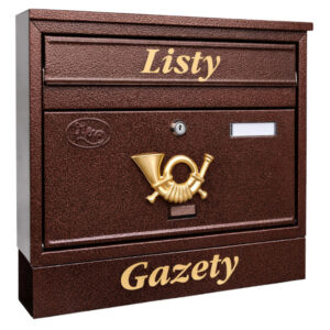 Skrzynka na listy T11/T – Brązowy